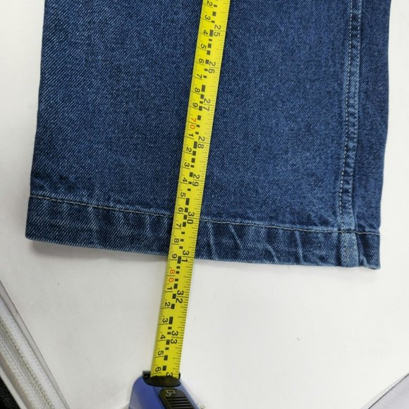 Fubu The Collection Jeans Carpenter Blue Denim Size 20‎ Wide Leg Hip Hop - Picture 9 of 12